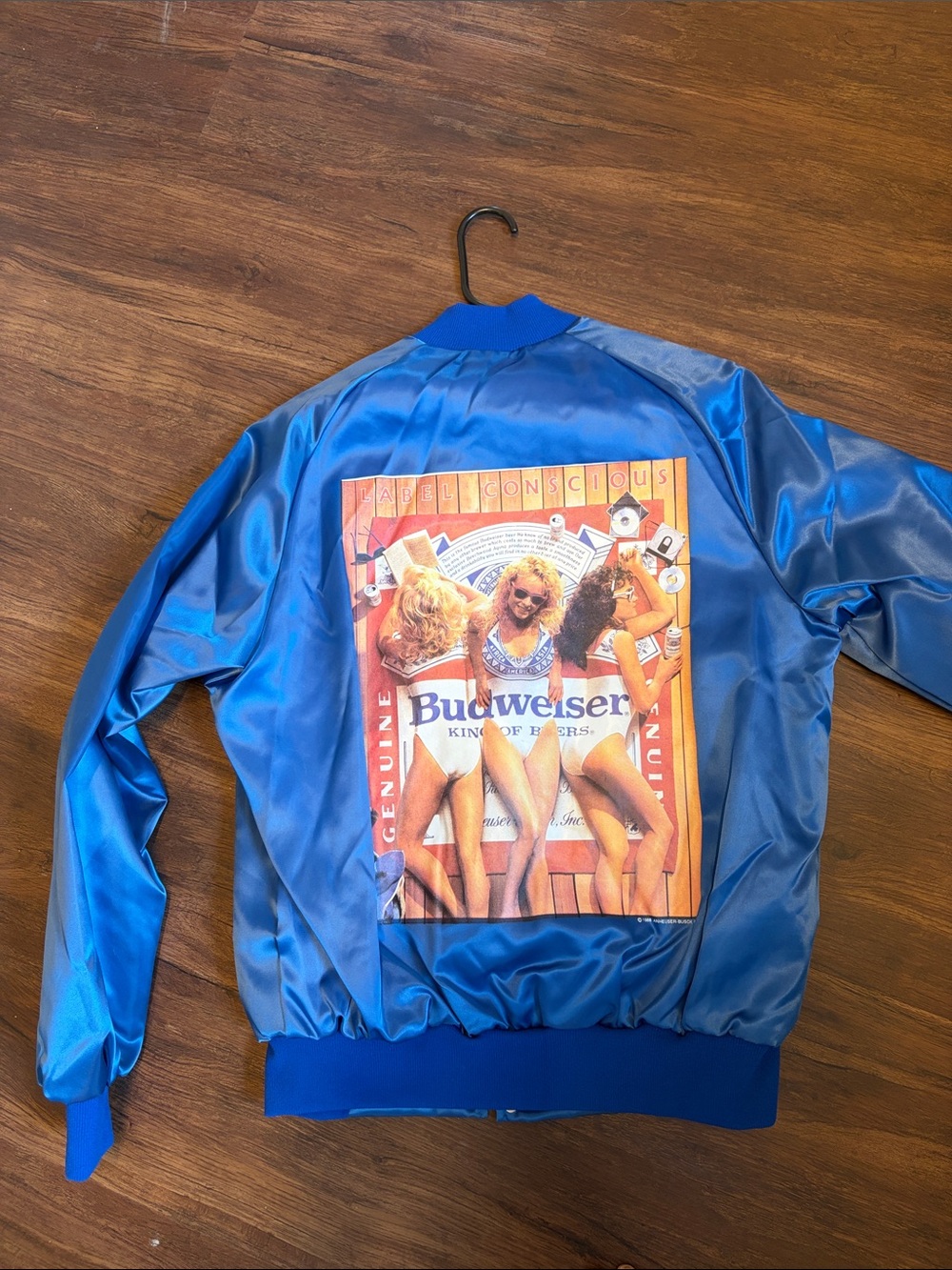 Bud Weiser, King of beers bomber jacket vintage 1988 size men’s medium